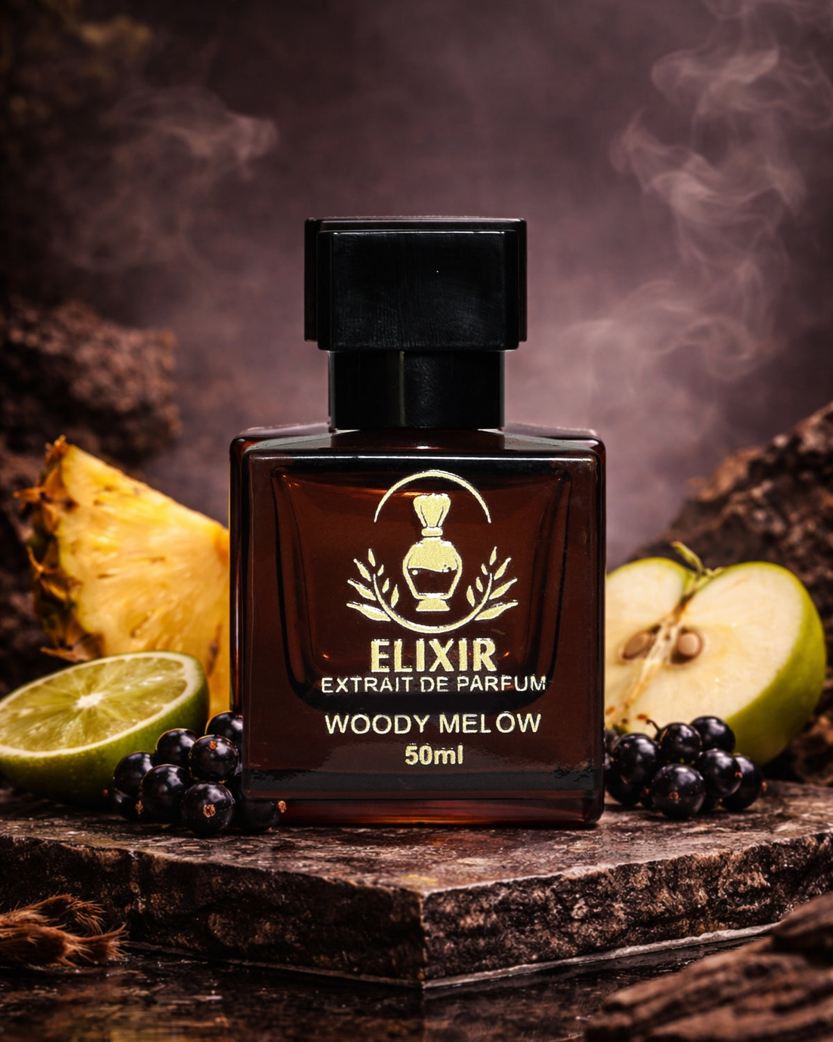 Woody Melow Perfume for Men 50ml – Fruity & Woody Signature Fragrance
